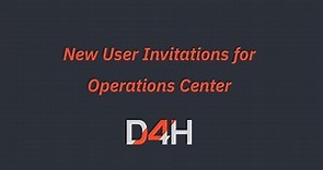 How to invite new users to D4H Incident Management
