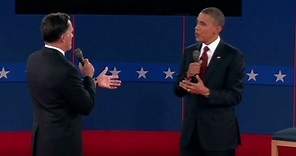 Obama, Romney take each other on during town hall debate