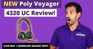Poly Voyager 4320 UC In Depth Review + Mic and Wireless Range Test