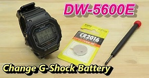 How to Replace CASIO G-Shock Battery DW-5600E