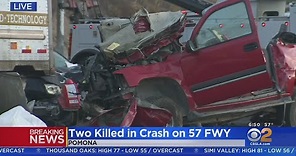 Big Rig Crash On 57 Freeway In Pomona Kills 2