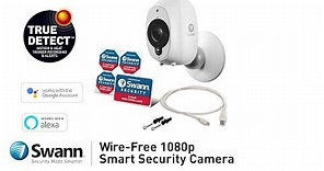 Swann Smart Security Camera Product Overview - Wire-free 1080p Full HD audio battery outdoor