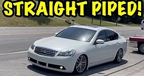 We Straight Piped an Infiniti M45 4.5L V8!