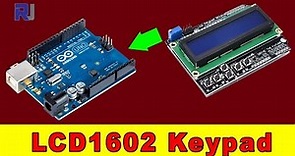 Using 1602 LCD kaypad shield for Arduino