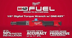 Milwaukee® M12 FUEL™ Digital Torque Wrench w/ ONE-KEY™