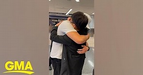 Mom reunites with son after 40 years apart