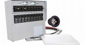 310A Pro/Tran2 30-Amp 10-Circuit 2 Manual Transfer Switch with Optional Power Inlet - Overview