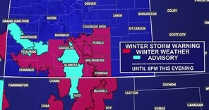 Latest forecast | Winter storm moving out of Colorado