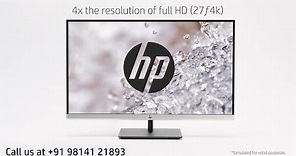 HP f Series Monitors - 22f, 24f, 24fw, 27f, 27fw & 27f 4K