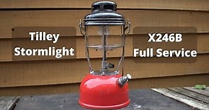 Tilley Lamp x246b Stormlight Full Service / Spares And Repairs / Breakdown & Reassembly / New Seals