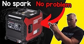 How to fix no spark on a Predator 3500 inverter. Changing the ignition module.