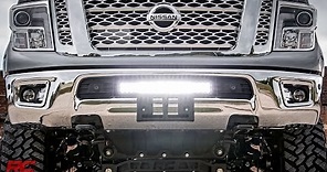 2016-2017 Nissan Titan XD 20-inch LED Light Bar Bumper Mount by Rough Country
