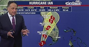 Hurricane Ian expected to make landfall as a category 3 or 4 storm