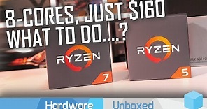 Ryzen 5 2600X vs. Ryzen 7 1700, Searching for the Best Value Sub $200 AMD CPU