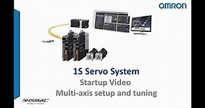 Omron 1S Servo System Startup Video: Multi-axis setup and tuning