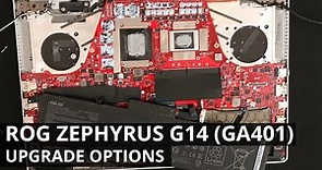 ROG Zephyrus G14 (GA401) DISASSEMBLY and UPGRADE OPTIONS (Storage, RAM, WiFi, Thermal Paste)