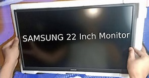 Samsung 54.5 cm (22 inch) VA, 60 Hz Flat, Flicker Free LED Monitor- LS22A334NHWXXL (Black)