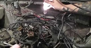 How to test an ignition coil/module with a test light (distributor ignition) - GM