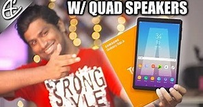 A Tablet BIGGER Than My Face - Samsung Galaxy Tab A 10.5 Unboxing & Hands on Review!!!
