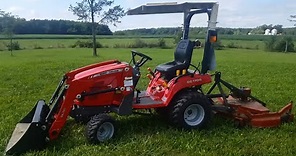 2018 Massey Ferguson sub compact 1705 tractor review