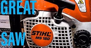 STIHL MS180 Chainsaw - 1 Year Review