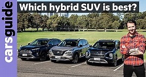 Toyota RAV4 Hybrid v Mitsubishi Outlander PHEV v Nissan X-Trail ePower: 2023 comparison review test