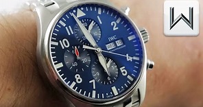 IWC Pilot’s Chronograph “Le Petit Prince” (IW3777-17) Luxury Watch Review