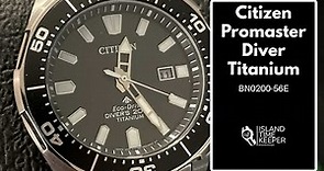 Citizen Promaster Diver Titanium Eco Drive BN0200-56E Unboxing, Information, Reviews