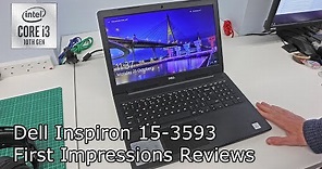 Dell Inspiron 15-3593 (2019) First Impressions Reviews - Ice Lake for the masses [4K]