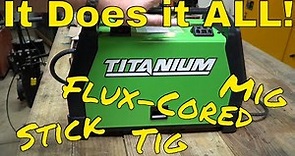 A Quick Unboxing and Review of the Harbor Freight Titanium Unlimited 140 Multiprocess Welder, 120V