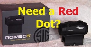 Review of the Sig Romeo 5 Red Dot Sight on a Ruger AR-15
