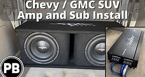 2007 - 2014 Chevy / GMC Amp and Sub Install | Tahoe, Suburban, Yukon