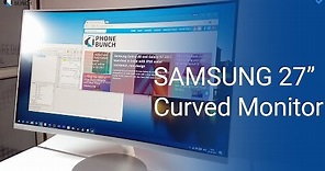Samsung 27-inch (CF591) Curved Monitor with AMD FreeSync - Review