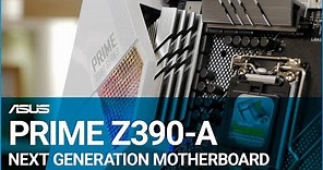 ASUS PRIME Z390-A Next Generation Motherboard Overview