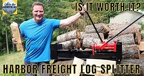 Harbor Freight 10 Ton Manual Log Splitter Review