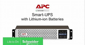 APC Smart-UPS Lithium-ion Short-Depth UPS | APC by Schneider Electric