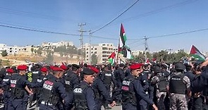 Jordan disperses pro-Palestinian protesters