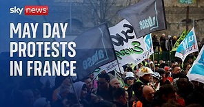 France protests: May Day rally set to draw one million people