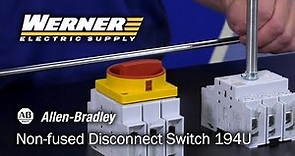 Non-Fused Disconnect Switch 194U: UL98 Versus UL508