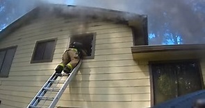 Firefighters Pull Man From Burning Home in Georgia