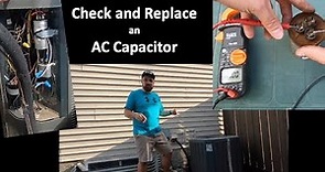 Testing and Replacing a Capacitor on an Air Conditioner