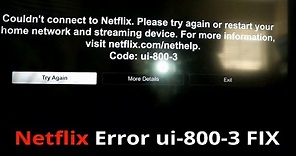 How To Fix Cant Connect to Netflix Code: ui-800-3 (Amazon Fire TV)