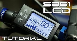 eBike S861 LCD tutorial