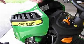 John Deere E120 Lawn Tractor Review - Overview Of John Deere E120 Mower And Basic Controls